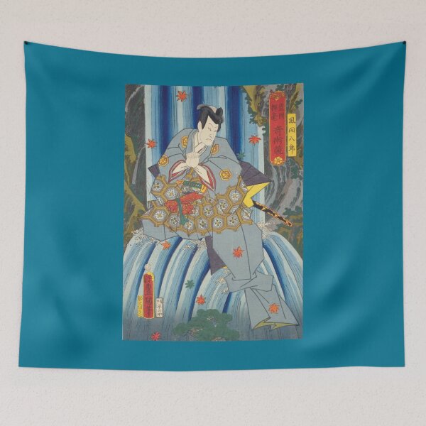 Item preview, VintageJapan, Ukiyoe A contest of magic scenes by Toyokuni Utagawa, Japanese art, woodblock, magic, ninja, Wall art, Puzzle, designed and sold by VintageJapan for Japanese woodblock, Ukiyoe, Retro art and more.