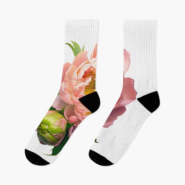 Item preview, Elegant Pink Peony Blossom with Bud designed and sold by CharlieDesings.