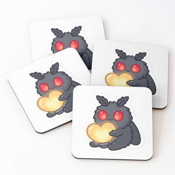 Item preview, Cute Mothman Valentine Sticker Love You Like A Lamp designed and sold by StickyGuys.