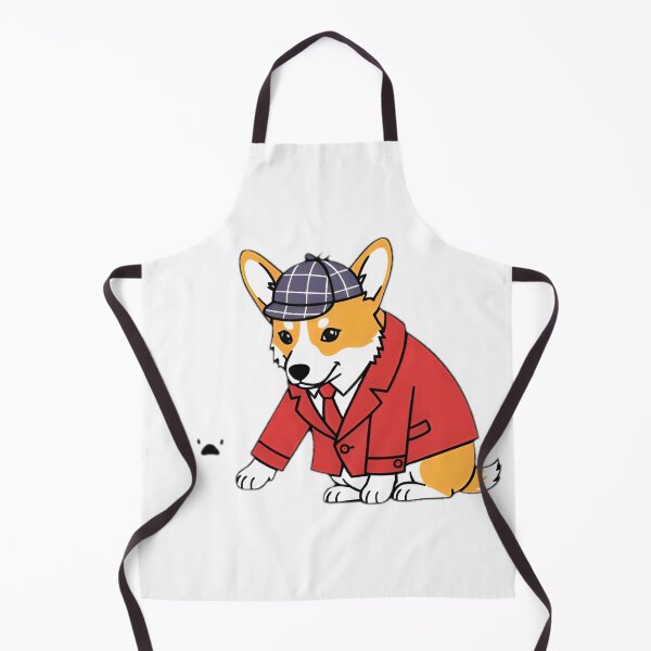 Item preview, Corgi Sherlock Investigates Paw Prints designed and sold by SunkenCost.
