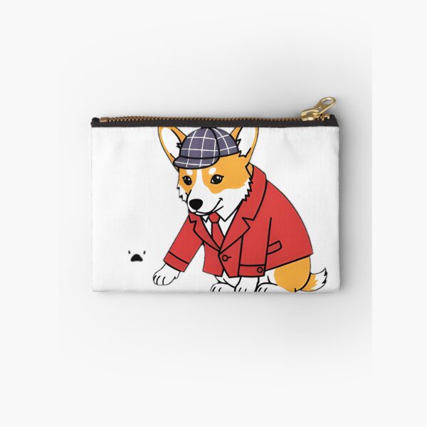 Item preview, Corgi Sherlock Investigates Paw Prints designed and sold by SunkenCost.
