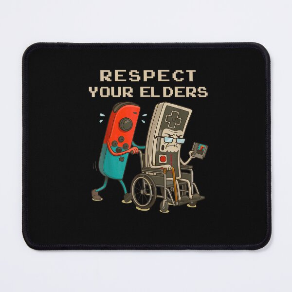 Item preview, Respect Your Elders Gaming Art – Retro Console Humor Design designed and sold by Wear the Art.