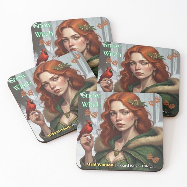 Item preview, Wild Woman Blizzard Babes Snow Witch Art Sticker designed and sold by WildWmnCreative.