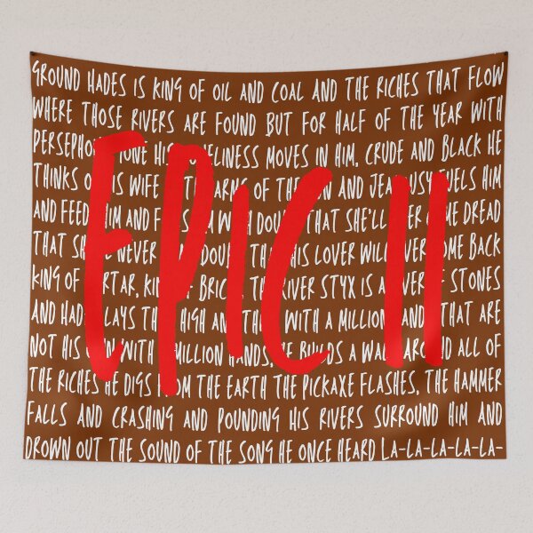 Artikelvorschau, Hadestown Lyrics entworfen und verkauft von broadwaygirl142.