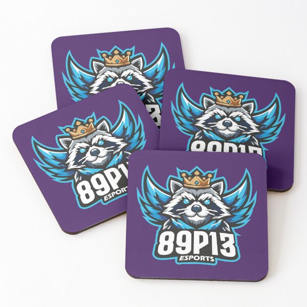 Item preview, Blue Winged Raccoon Mascot Logo | Fantasy Animal E-Sport Design designed and sold by MerlinWear.