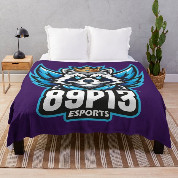 Item preview, Blue Winged Raccoon Mascot Logo | Fantasy Animal E-Sport Design designed and sold by MerlinWear.