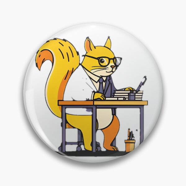 Item preview, Squirrel Accountant at Work designed and sold by SunkenCost.