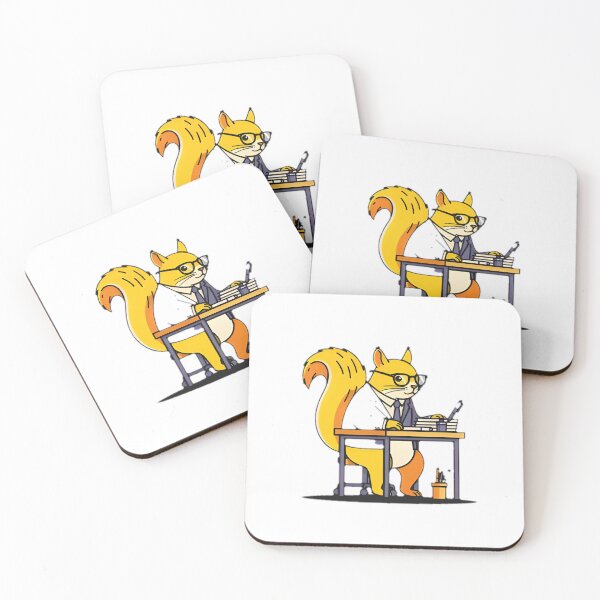 Item preview, Squirrel Accountant at Work designed and sold by SunkenCost.
