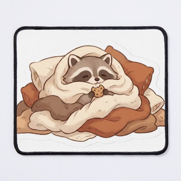 Item preview, Professional Bed Rotter Cozy Raccoon designed and sold by StickyGuys.