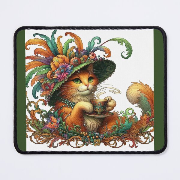 Item preview, Fancy Victorian Tea Party Cat designed and sold by Pukisdaizi.