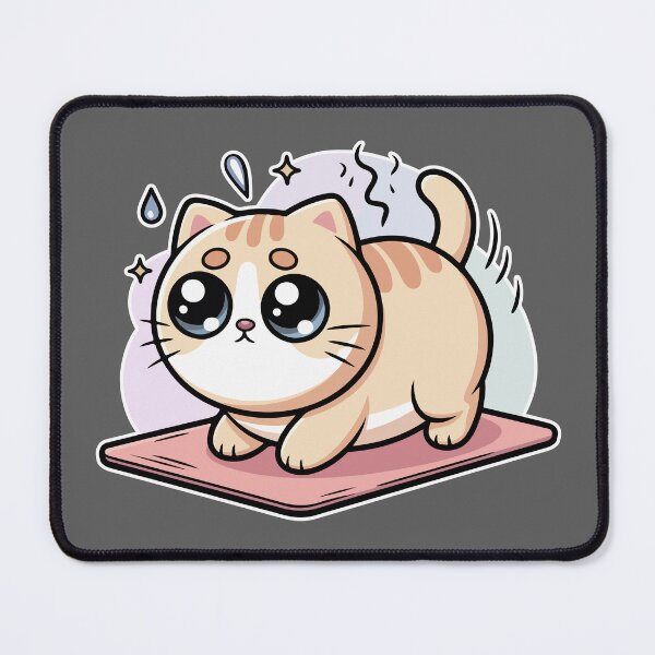Item preview, Lazy Cat Yoga Club – Cute Kawaii Yoga Cat designed and sold by Pluto ⭐️.