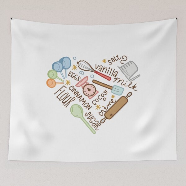 Item preview, Bakery Heart, Baking Lover, Baking, Baker, Baking Gifts, Baking Gifts for Her, Love Baking, Bakery Gifts designed and sold by DesignDenDo ⭐⭐⭐⭐⭐.