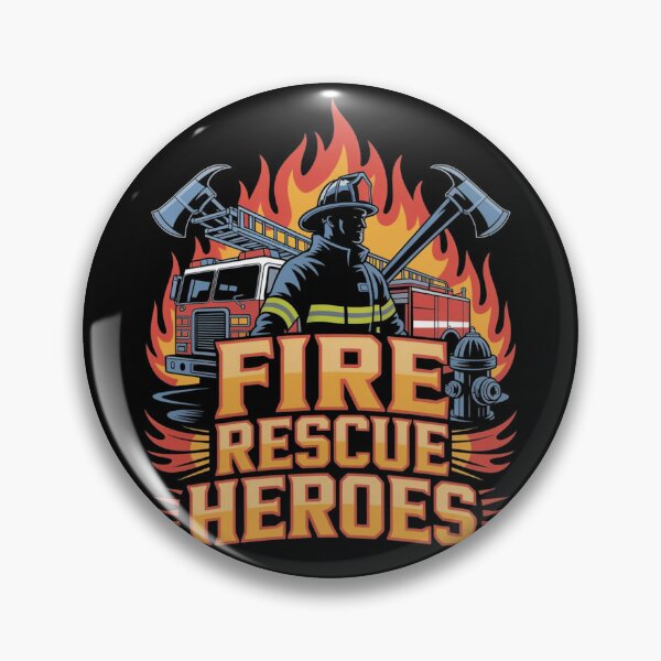 Item preview, Born to Fight Fire – Firefighter Hero Design designed and sold by DreamOnShirts.