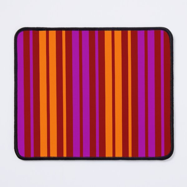 Item preview, Orange Purple Stripes On Red Pattern Design designed and sold by PatternTitan.