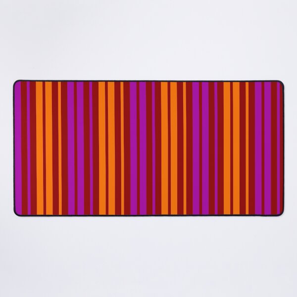 Item preview, Orange Purple Stripes On Red Pattern Design designed and sold by PatternTitan.