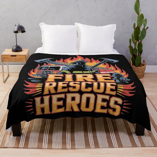 Item preview, Born to Fight Fire – Firefighter Hero Design designed and sold by DreamOnShirts.