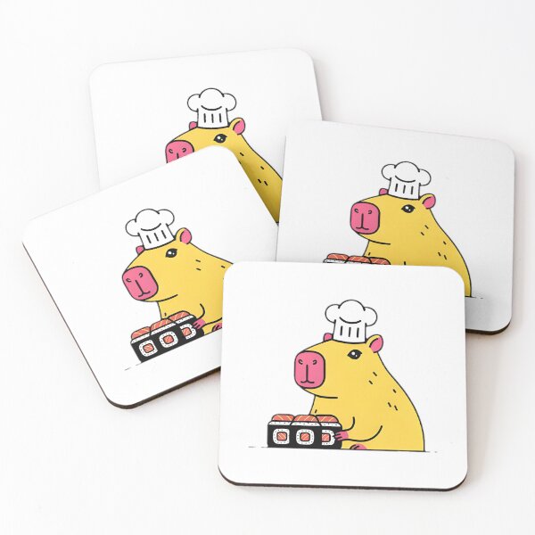 Item preview, Sushi Chef Capybara designed and sold by SunkenCost.