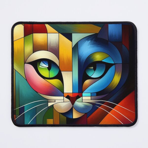 Item preview, Geometric Prism Cat Portrait designed and sold by Pukisdaizi.