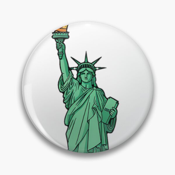 Item preview, Ícono de rebanada de pizza de la Estatua de la Libertad designed and sold by SunkenCost.