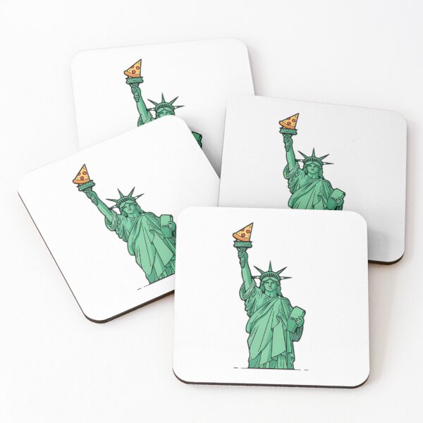 Item preview, Statue of Liberty Pizza Slice Icon designed and sold by SunkenCost.