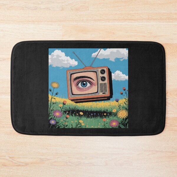 Item preview, Weirdcore TV Dreamscape - Surreal Eye in the Meadow designed and sold by Pukisdaizi.