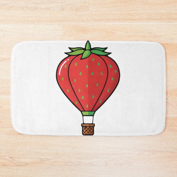 Item preview, Giant Strawberry Hot Air Balloon Icon designed and sold by SunkenCost.