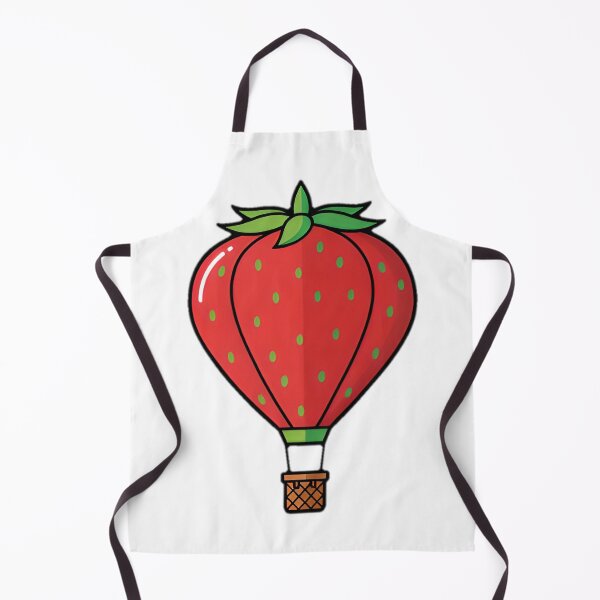Item preview, Giant Strawberry Hot Air Balloon Icon designed and sold by SunkenCost.