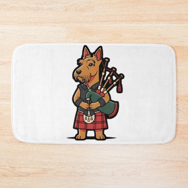Item preview, Scottish Terrier with Bagpipes and Kilt designed and sold by SunkenCost.