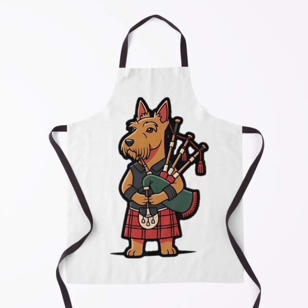 Item preview, Scottish Terrier with Bagpipes and Kilt designed and sold by SunkenCost.