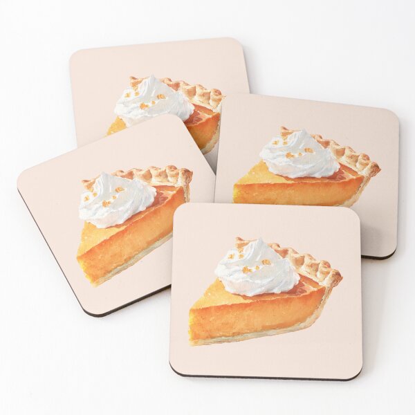 Item preview, Slice of Pumpkin Pie with Whipped Cream designed and sold by Violet Peonies.
