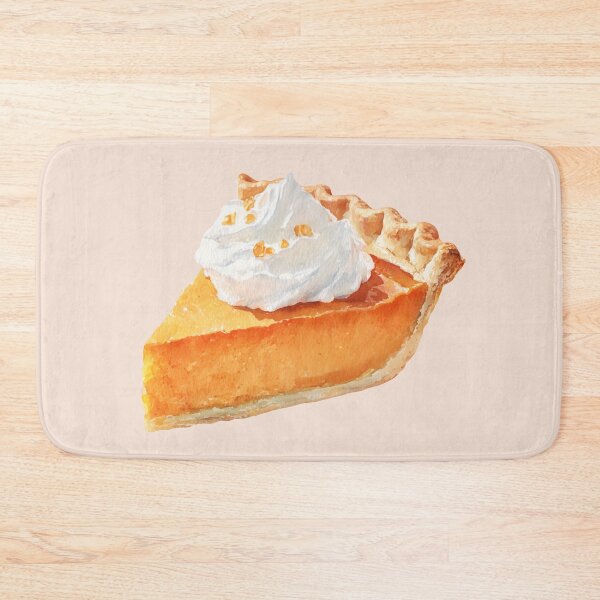 Item preview, Slice of Pumpkin Pie with Whipped Cream designed and sold by Violet Peonies.