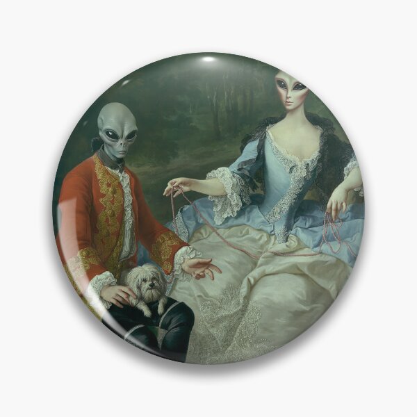 Item preview, Count Giacomo Durazzo and Ernestine Aloisia Ungnad von Weissenwolff, with Earthly canines designed and sold by Melissa DuBow.