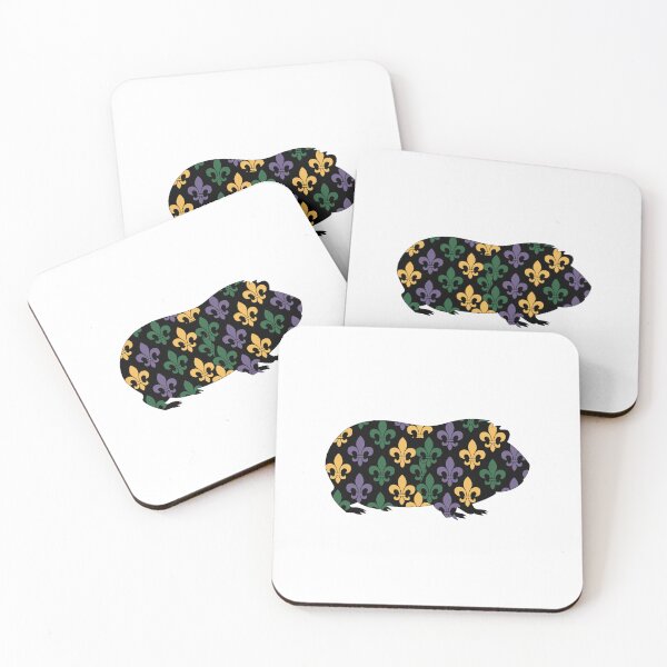 Item preview, Guinea Pig with Fleur-de-lis Pattern designed and sold by jkrphoto.