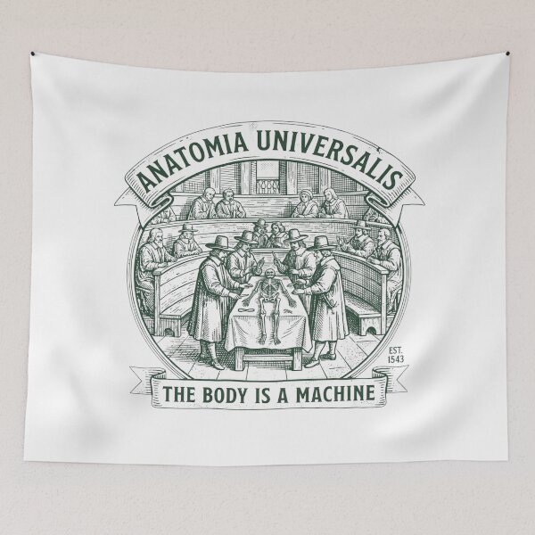 Item preview, Dark Academia-Anatomia Universalis EST 1543 designed and sold by w66aboo.