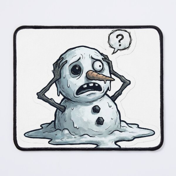 Item preview, Existential Crisis Snowman Meltdown Winter designed and sold by StickyGuys.