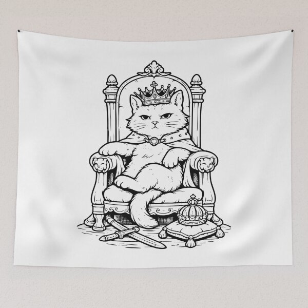Item preview, The Cat Who Rules designed and sold by OlyaMolli.