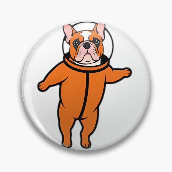 Item preview, French Bulldog Astronaut in Space designed and sold by SunkenCost.