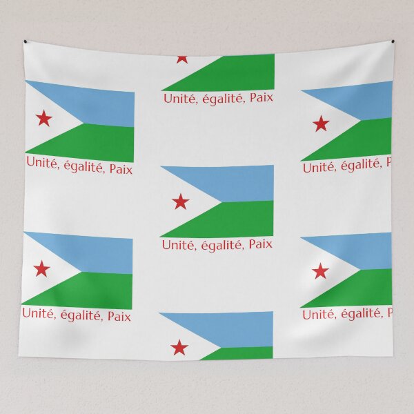Item preview, Unité, Égalité, Paix - Djibouti Pride Djibouti Design designed and sold by DjibProp.