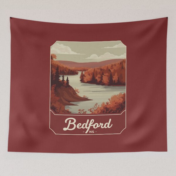 Item preview, Bedford Nova Scotia, Autumn Forest River Halifax NS Canada designed and sold by meganohm.
