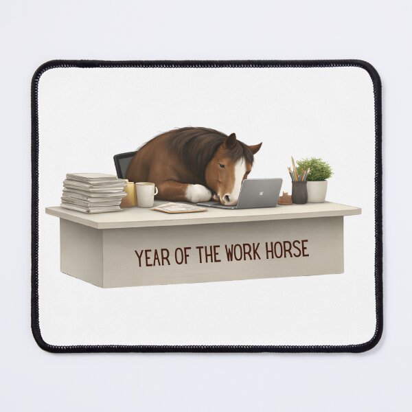 Item preview, Year of the Work Horse: Office Humor designed and sold by SparkSpiral.