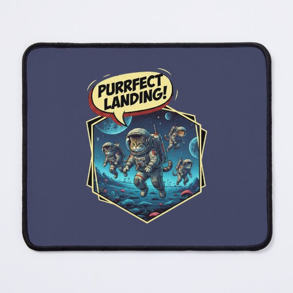 Item preview, Purrfect Landing - Astronaut Cat Space Explorers Comic Style designed and sold by str33ty.ltd.