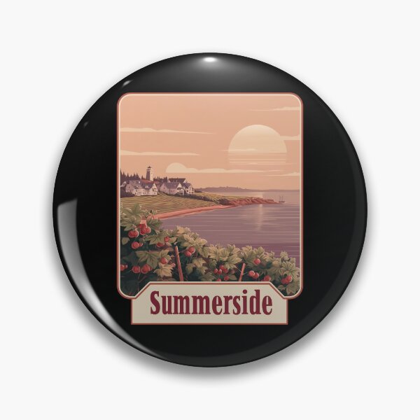 Item preview, Summerside PEI Coastal Sunset Scene Prince Edward Island Maritime Canada Art designed and sold by meganohm.