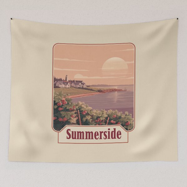 Item preview, Summerside PEI Coastal Sunset Scene Prince Edward Island Maritime Canada Art designed and sold by meganohm.