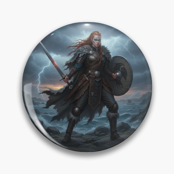 Item preview, Female Viking warrior designed and sold by BlingandGifts.