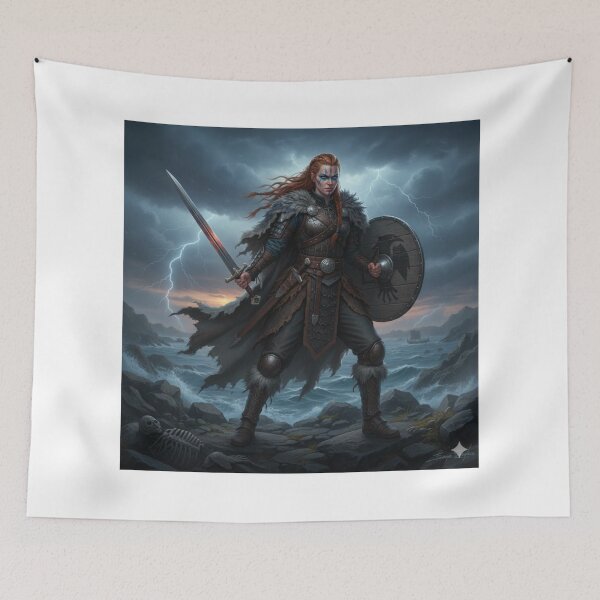 Item preview, Female Viking warrior designed and sold by BlingandGifts.