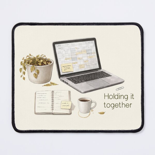 Item preview, Office Worker Burnout Humor: Holding it Together designed and sold by SparkSpiral.