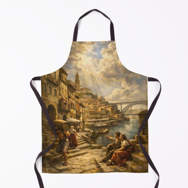 Item preview, Porto Portugal Illustration – Ribeira Streets designed and sold by ThePainterPH.