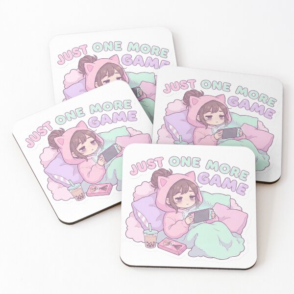 Item preview, Sleepy Cozy Gamer Girl "Just One More Game" designed and sold by StickyGuys.