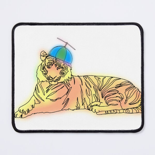 Item preview, Maple the Tiger Wearing a propeller Hat – animalzinhats designed and sold by Ashley’sAnimalz.