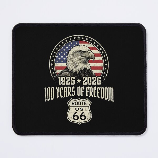 Item preview, Route 66 Centennial 1926-2026 - Faded Eagle & Stars designed and sold by G350.